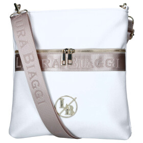 Luxusní dámská crossbody Ellen Laura, bílá