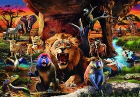 Clementoni 31722 Puzzle Schůze zvířat 1500 dílků