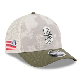 New Era Pánská kšiltovka Seattle Mariners MLB 2025 Armed Forces 9FORTY M-Crown A-Frame Snapback