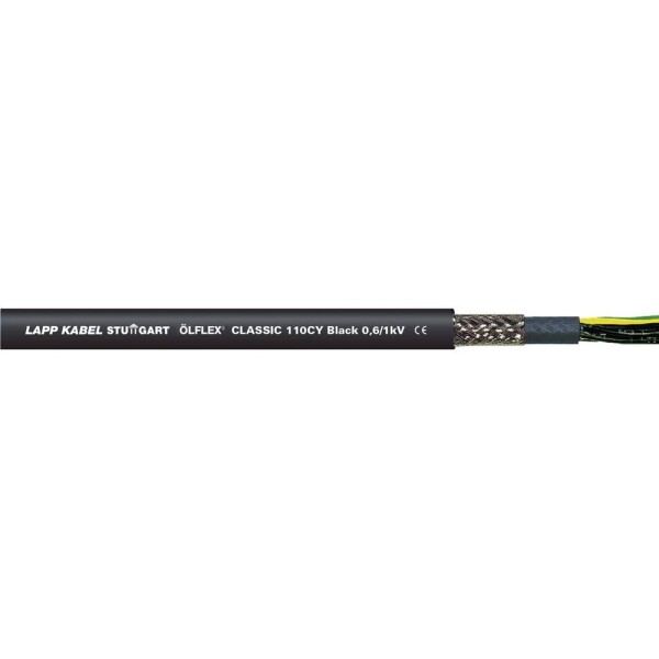 LAPP ÖLFLEX® CLASSIC 110 CY BLACK 1121311-1 řídicí kabel 5 G 1.50 mm², metrové zboží, černá