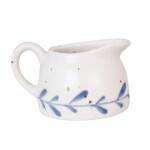 Strömshaga Kameninový džbánek na mléko Viola Leaf Blue, modrá barva, keramika