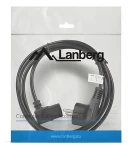 Lanberg CA-C13C-12CC-0018-BK černá / Napájecí kabel / 2 m / IEC C13 / CEE7/7 (CA-C13C-12CC-0018-BK)
