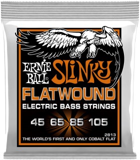 Ernie Ball 2813 Hybrid Slinky Cobalt Flatwound Electric Bass 45-105