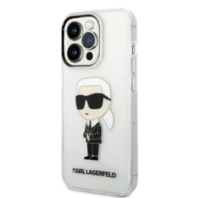 Pouzdro Karl Lagerfeld IML Ikonik NFT iPhone 14 Pro Max čiré