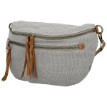 Trendy dámská textilní ledvinka Lena, šedá