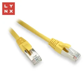 LYNX patch kabel Cat5e FTP žlutý / Patch kabel / 5 m / CCA (LX-FTP5E-050-YELLOW)