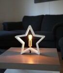Star trading LED žárovka s vláknem E14 stmívatelná - STAR TRADING Retro LED žárovka E14 (stmívatelná), zlatá barva, čirá barva, sklo
