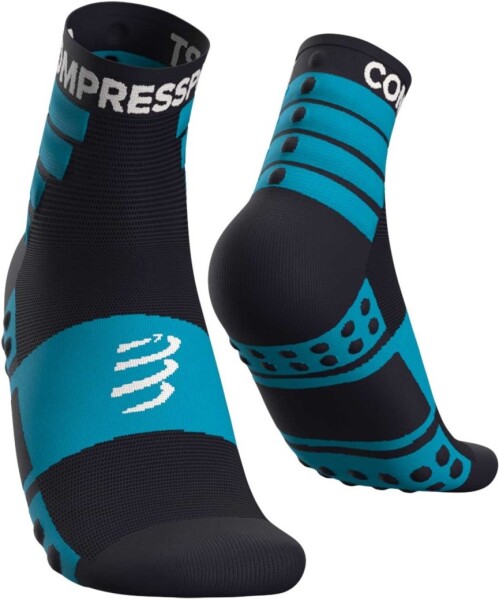 Běžecké kompresní ponožky Compressport Training Socks páry BLUE Velikost: EU