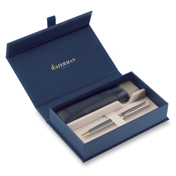 Dárková kazeta Waterman Hémisphère Stone Grey GT - sada kuličkové pero a pouzdro