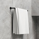 OMNIRES - MODERN PROJECT držák ručníků, 40 cm černá mat /BLM/ MP60214BL
