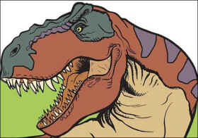 Dinosauři - Moje omalovánky