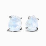 Emporial stříbrné náušnice GU-DR16341E-SILVER-MOONSTONE