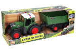 Traktor s vlečkou a efekty 42 cm