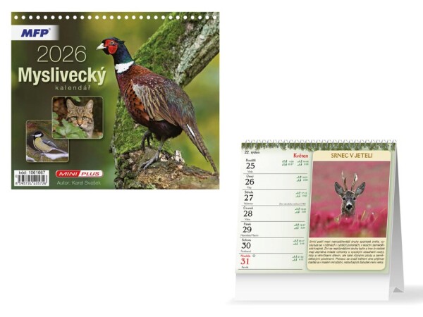 Stolní kalendář mini 2026 MFP - Myslivecký