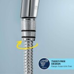 GROHE - Hadice Sprchová hadice VitalioFlex Metal Long-Life 1,75 m, chrom 22100000