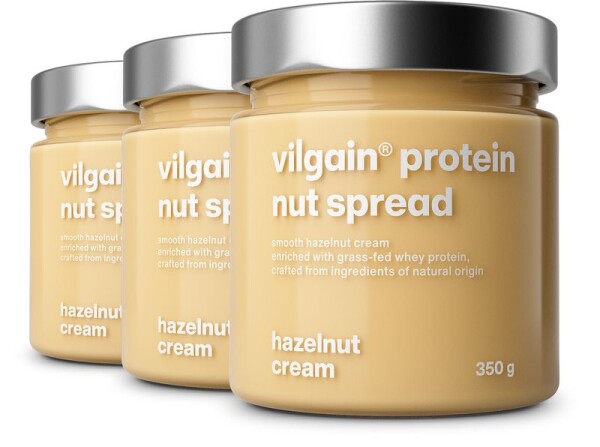 Vilgain Cheat Spread – 3× Lískooříškový krém 350 g