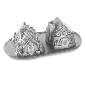 Nordic Ware forma domečky stříbřitě šedá 86748 1,2 l