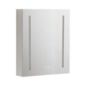Mereo Koupelnová galerka 60 cm, zrcadlová skříňka, stříbrná CN190P