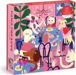 GALISON Čtvercové puzzle Tlapky lásky