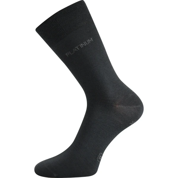 LONKA Ponožky slabé z merino DEWOOL s ionty stříbra TMAVĚ ŠEDÉ (3 páry) 35-38 114265