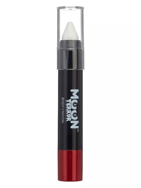 Bílá pastelka na tělo Moon Terror, 12 ml