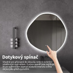 CERANO - Koupelnové LED zrcadlo Granio - Ø 60 CER-665995