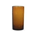 Ferm Living Sklenice na vodu z recyklovaného skla Oli Amber 220 ml, oranžová barva, sklo
