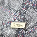 Módní dámská kožená peněženka Patrizia Gaizka, šedá