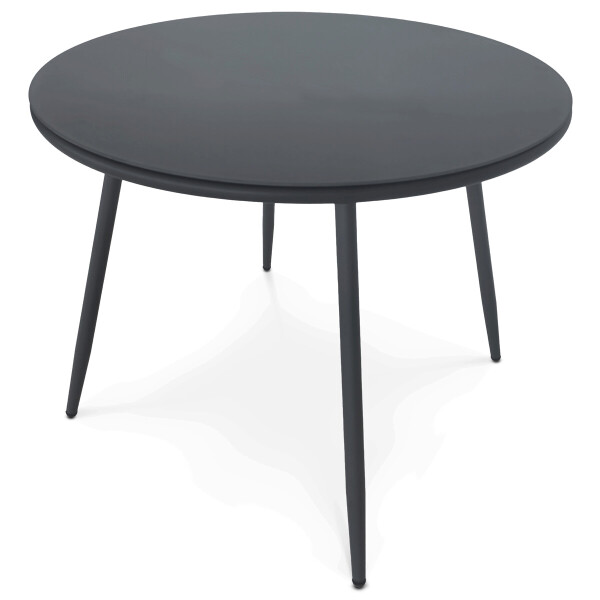 Zahradní stůl 90x90cm, kov, šedá, AZT-L1352 GREY