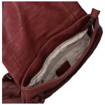 Trendy dámský koženkový kabelko-batoh Coveri Lethea, vínový