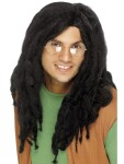 Smiffys.com Paruka Dredy - černá