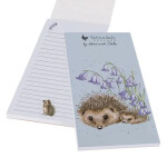 Nákupní seznam s magnetem Wrendale Designs Love and Hedgehugs - Ježci