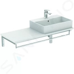 IDEAL STANDARD - Strada Umyvadlo 600x420x145 mm, s přepadem, otvor pro baterii, s Ideal Plus, bílá K0778MA