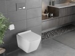 MEXEN - Vega Závěsná WC mísa včetně sedátka s slow-slim, duroplast, bílá 30654000