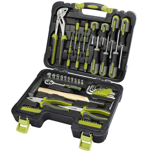 EXTOL CRAFT 6599 Sada nářadí, 57 dílů, v kufru