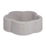 PLUSH NEST PLUSH NEST Suchý bazén Květinová zóna Beránek (šedý) 95 × 30 cm