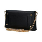 Stylová dámská kožená crossbody kabelka Clara, černá