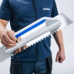 Hladítko nerez, zub 10 mm, 480 x 130 mm, pl/gum