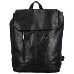 Trendy dámský koženkový kabelko-batoh Vexen, černý