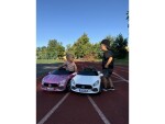 Mamido Elektrické autíčko Cabrio Fast Wing lakované růžové