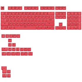 Glorious vyměnitelné klávesy GPBT Basics (ANSI US) - Revive Red / PBT / 133 ks / ANSI US layout / Cherry MX(+) (GLO-KB-ACC-KC-GPBT-BA-RRED-US)