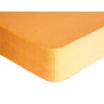 DekorTextil Napínací prostěradlo FROTÉ Premium lososové ROZMĚR: (š/d/v) 90 x 200 x 20 cm