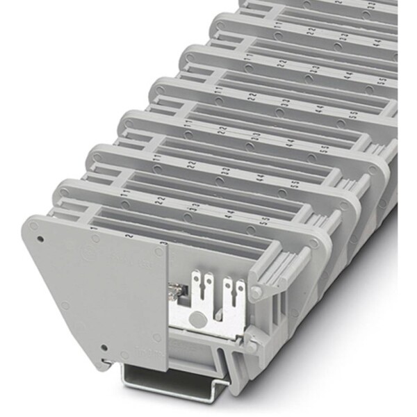 Phoenix Contact 0870036 řadová svorka průchodky 23.2 mm plochý konektor 2,8 mm šedá 10 ks