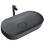 REA - Umyvadlo IRIS 71 CM GREY MATT na desku - konglomerát REA-U4306