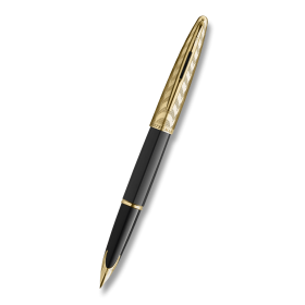 Plnicí pero Waterman Caréne 25 SE DLX Black GT, hrot F