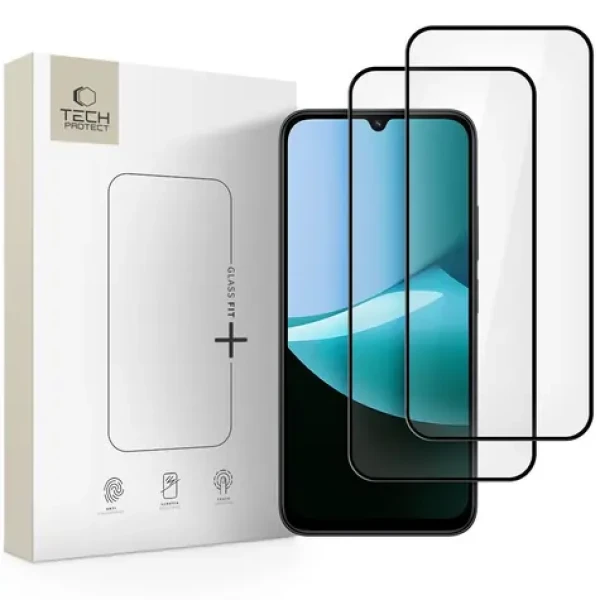 Tech-Protect Glass FIT+ černá / Tvrzené sklo / Xiaomi Redmi 15C/POCO C85 / 2 ks