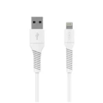 FIXED Datový a nabíjecí kabel s konektory USB/Lightning 1.2m USB 2.0 bílý (FIXD2-UL12-WH)