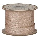 Maileg Dekorativní stuha Light Rose/Gold – 10 m, růžová barva, textil