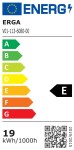 Erga Harper, LED zrcadlo 60x80cm, 2185 lm, 6500K, přední/zadní osvětlení, ERG-V01-113-6080-00