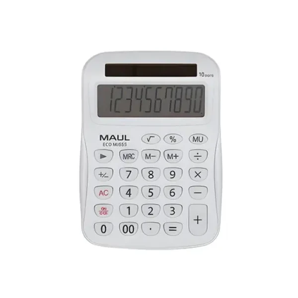 Maul ECO MJ 555 černá / Stolní kalkulačka / desetimístná / solární napájení (7263590)